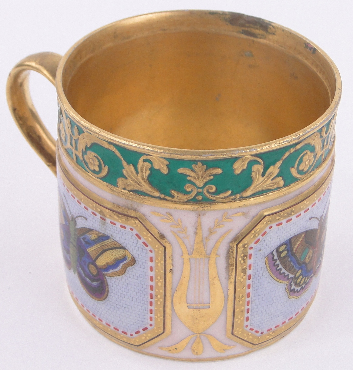 An 18th/19th century Berlin porcelain cup, - Image 2 of 3