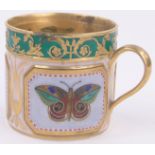 An 18th/19th century Berlin porcelain cup,