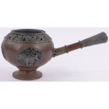 A fine quality 19th century Indian silver and copper brazier,