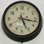 A Bakelite cased Smith's Sectric wall clock.