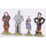 A set of 4 Royal Doulton Wizard of Oz figures, Limited Edition 1997, Scarecrow height 6.5", (4).