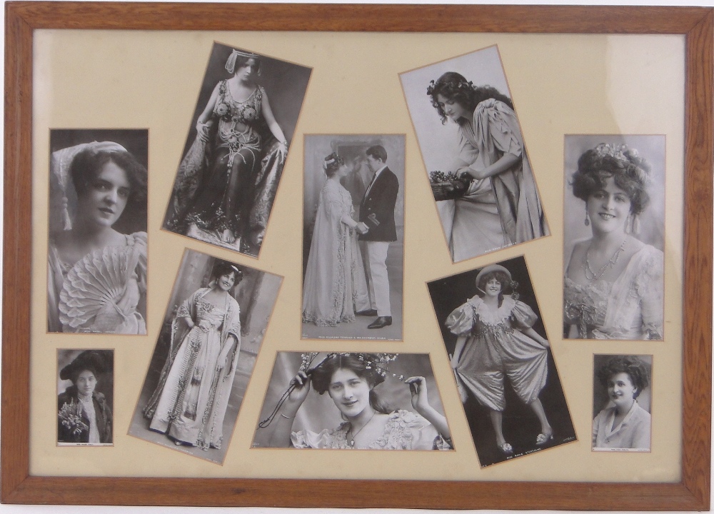 5 Frames of theatrical photographs circa 1900-1920, largest frames 60cm x 87cm, (5). - Image 3 of 3