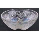 A Rene Lalique Coquilles pattern bowl, diameter 18.5cm.