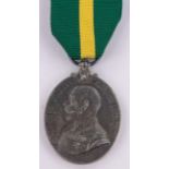 A Territorial Force Efficiency medal, to 342 Pte. W E Hallett, 5th Btn.