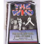 3 Rock & Pop Tour posters, Pink Floyd, The Who and Cream.