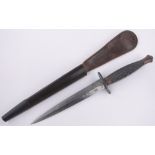 A rare Second World War period Fairburn Sykes 3rd pattern Commando Fighting knife, by Wilkinson,