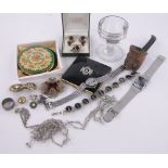 Various watches and jewellery.