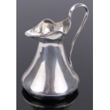 An Art Nouveau silver cream jug, makers marks R P Birmingham 1905, height 9cm.