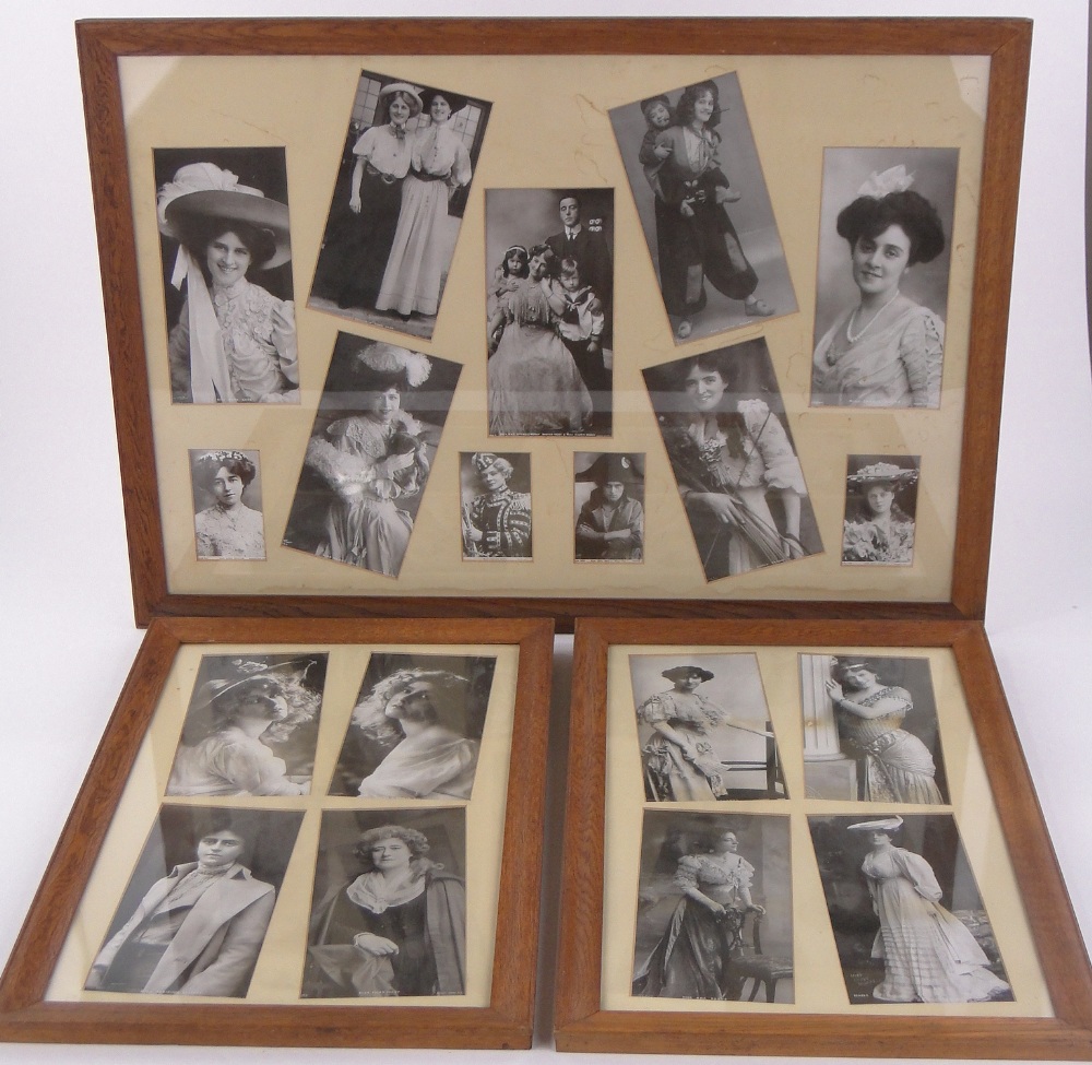 5 Frames of theatrical photographs circa 1900-1920, largest frames 60cm x 87cm, (5). - Image 2 of 3