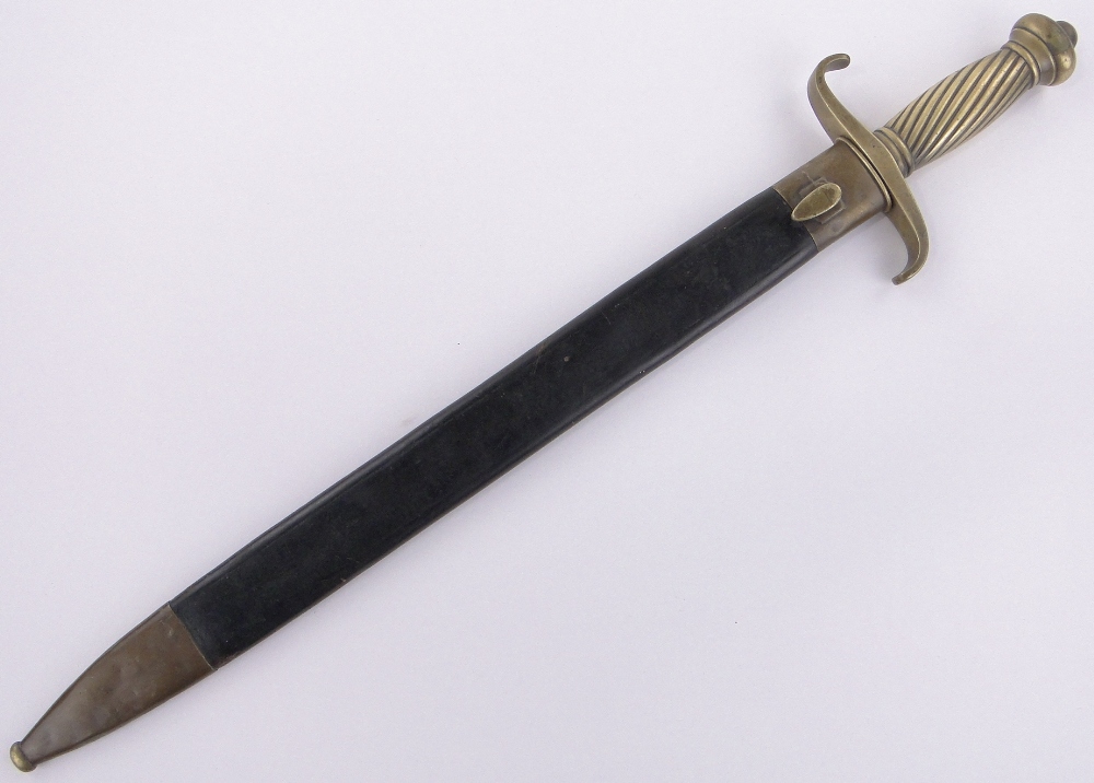 A 19th century German infantry sword, blade stamped Carl Reinh Kirschbaum Solingen, - Image 3 of 3