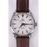 A gent's Omega Seamaster oversize wristwatch, stainless steel case with coaxial escapement,