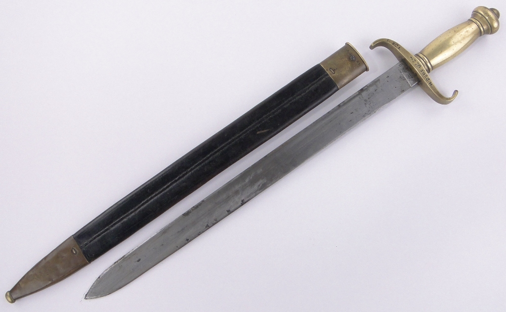 A 19th century German infantry sword, blade stamped Carl Reinh Kirschbaum Solingen, - Image 2 of 3