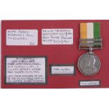 A Kings South Africa medal with 2 bars, 1901/2 to 4204 Cpl.