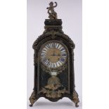 A Louis XVI period boulle marquetry cased mantel clock, for restoration,