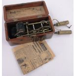 A Victorian mahogany cased improved Magneto-Electric machine, for nervous diseases,