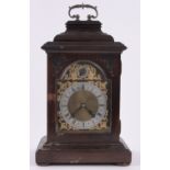 An Edwardian mahogany cased bracket clock,