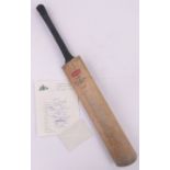 A Slazenger Cricket Club signed by the Australia Cricket Team 1953, Middlesex 1954, Pakistan,