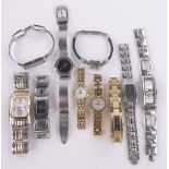 A quantity of various wristwatches, (10).