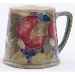 William Moorcroft for Liberty & Co. pomegranate & grape pattern mug, Registered No 462777, c.