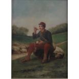Savarol, 19th century French oil on canvas, resting soldier, signed & dated 1895, 12.