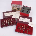 A Britain's military set, 9th Lancers mounted band, and 2 other sets,