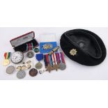 Collection of Second World War militaria, relating to Frank Farrington,