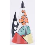 A Lorna Bailey Poolfields conical shaped sugar sifter, height 22.5cm.