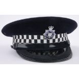 A 1970s West Mercia Constabulary Officer's cap.