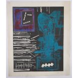 Alistair Grant, coloured etching, Agincourt, no 1/25, signed in pencil, sheet size 32" x 26.