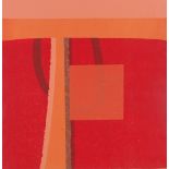 Gerald Leigh Davies, colour screen print, Orange Square, no 6/20, signed in pencil, dated 1965,