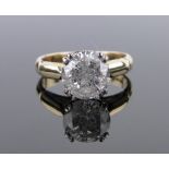 A 1.85ct solitaire diamond ring, size I.