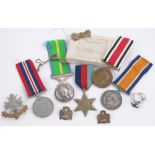 A group of various medals.