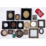 A collection of miniature frames.