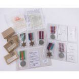 A group of 4 Second War medals to Pilot Officer F W Belton 80284,