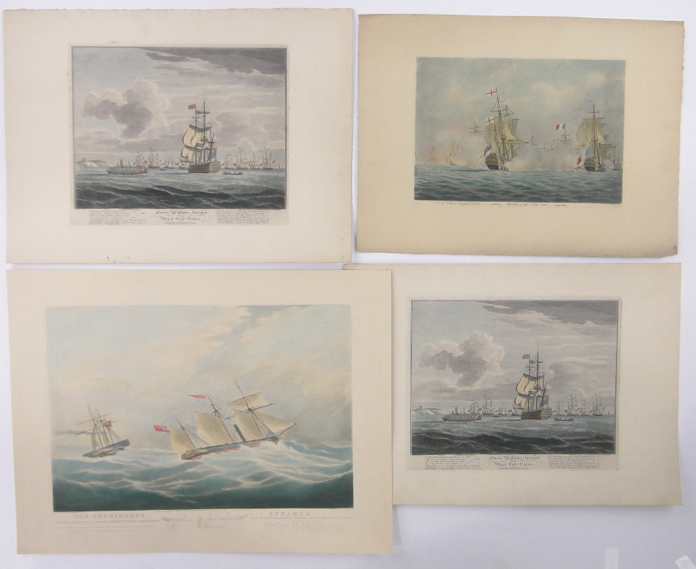 After William Huggins (1820-1884), hand coloured aquatint, South Seas Whale Fishery, - Image 3 of 7