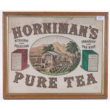 A 19th century colour lithograph advertising print for Horniman's Pure Tea, 15" x 18",