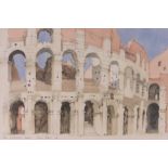 David Arbus (born 1941), watercolour, The Colosseum, Rome, signed and dated 1996, 13" x 20", framed.