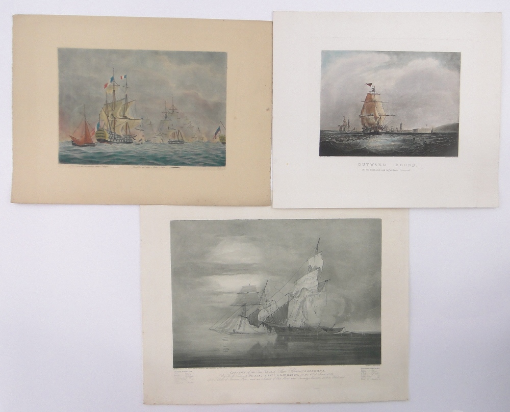 After William Huggins (1820-1884), hand coloured aquatint, South Seas Whale Fishery, - Image 7 of 7