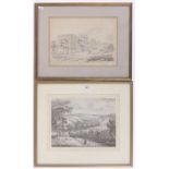 6 - 19th/20th century watercolours and pencil drawings, including works by James Bourne,