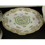 An 18th century Sevres soft paste porcelain comport,