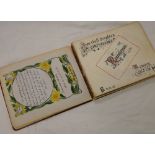 An Edwardian and later autograph book with watercolours and sketches.