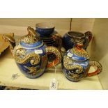 Japanese teapots, jug, etc.