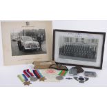 A group of 4 Second War General Service medals and ephemera relating to Derek Milton,