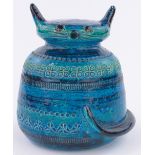 A Bitossi Italian Studio pottery seated cat, height 18cm.