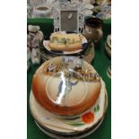 Doulton Series Ware plates and other decorative china.