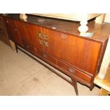 A mid century teak sideboard by Louis Van Teeffelen for Wébé,