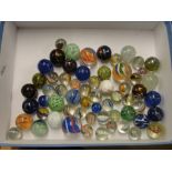 Quantity of marbles.