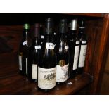 12 Bottles of various French wine including Cote Du Rhone.