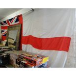 A large white Ensign flag.