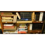 2 Shelves of various books including Schiller, Spanish and French books, etc.